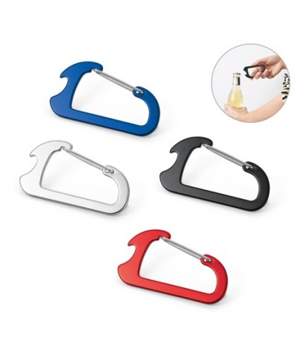 CLOSE. Moschettone con apribottiglie