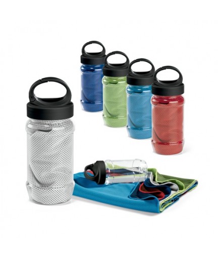 ARTX PLUS. Asciugamano sportivo con borraccia
